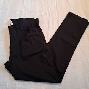 Stylus men's size 36 x 34 black stretch style pants, VGUC